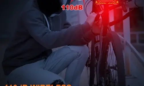 אופני רוקבי אזעקת אור אחורית עמיד למים אופניים טעינה להפוך אות מנורת תאורה בלם אוטומטי